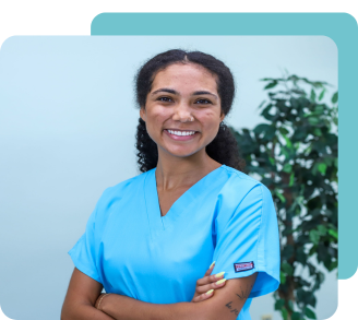 dental assistant at work