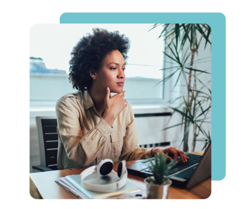 Medical Transcriptionist at work