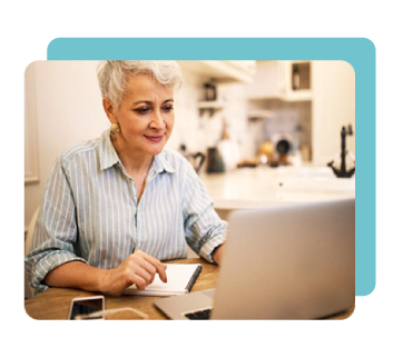 USCI Computer Essentials Student looking at FAQs